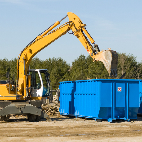 can i choose the location where the residential dumpster will be placed in Banner MS